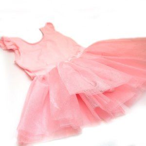 IBTOM Castle Girls Dance Ballet Dress Tutu Leotard Chiffon Ruffles